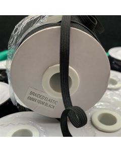 Black Braided Elastic