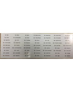 Label Sheet for Snap Storage Boxes